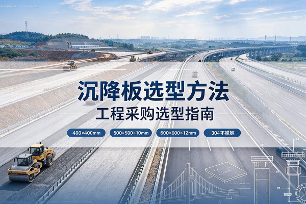 大名沉降板选择方法