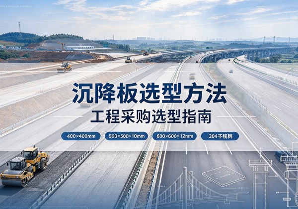 大名沉降板选择方法